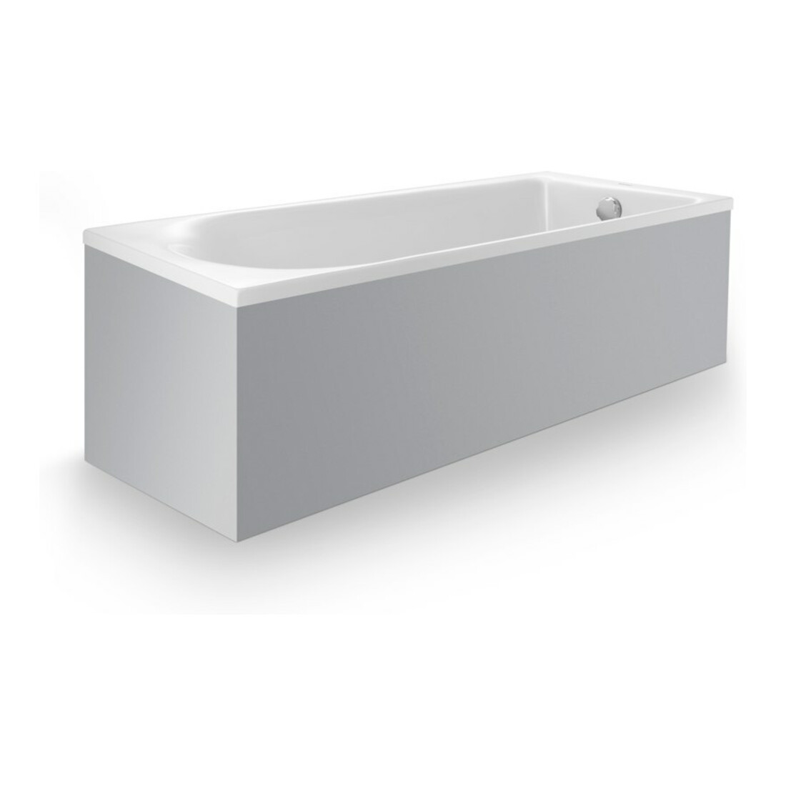 Duravit Baignoire rectangulaire D-Neo 160x70x46,5 cm, version EB, 1 RS, blanc