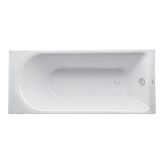 Duravit Baignoire rectangulaire D-Neo 170x75x46,5 cm, version EB, 1 RS, blanc