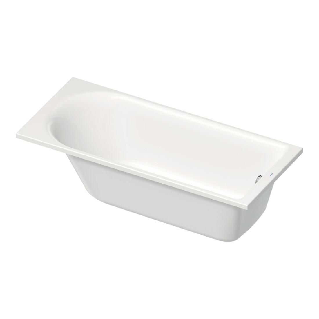 Duravit Baignoire rectangulaire D-Neo 170x75x46,5 cm, version EB, 1 RS, blanc