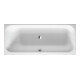 Duravit Baignoire rectangulaire Happy D.2 160x70x46 cm, encastrable, 1 trop-plein gauche, blanc-1