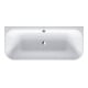 Duravit Baignoire rectangulaire Happy D.2 180x80x46 cm, acrylique, 2 parois, blanc
