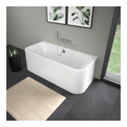 Duravit Baignoire rectangulaire Happy D.2 180x80x46 cm, acrylique, 2 parois, blanc-2