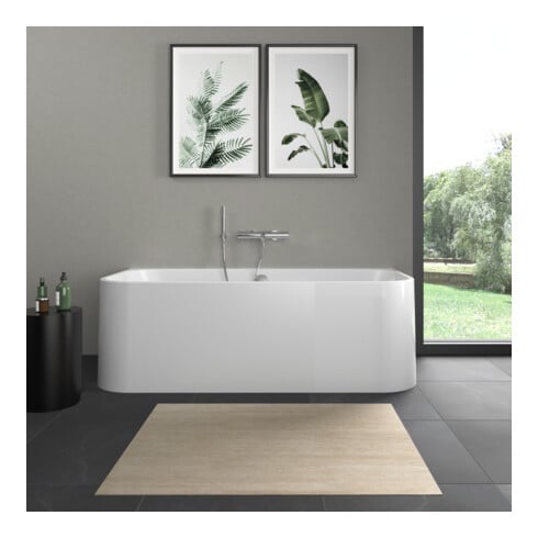 Duravit Baignoire rectangulaire Happy D.2 180x80x46 cm, acrylique, 2 parois, blanc