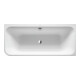 Duravit Baignoire rectangulaire Happy D.2 180x80x46 cm, angle droite, 2 trop-pleins, blanc-1