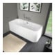 Duravit Baignoire rectangulaire Happy D.2 180x80x46 cm, angle gauche, 2 côtés, blanc-4