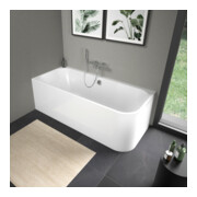 Duravit Baignoire rectangulaire Happy D.2 180x80x46 cm, angle gauche, 2 côtés, blanc-4
