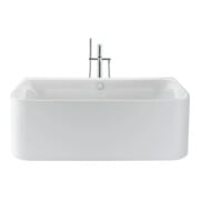 Duravit Baignoire rectangulaire Happy D.2 Plus 180x80x46 cm, f., acrylique gris mat, blanc
