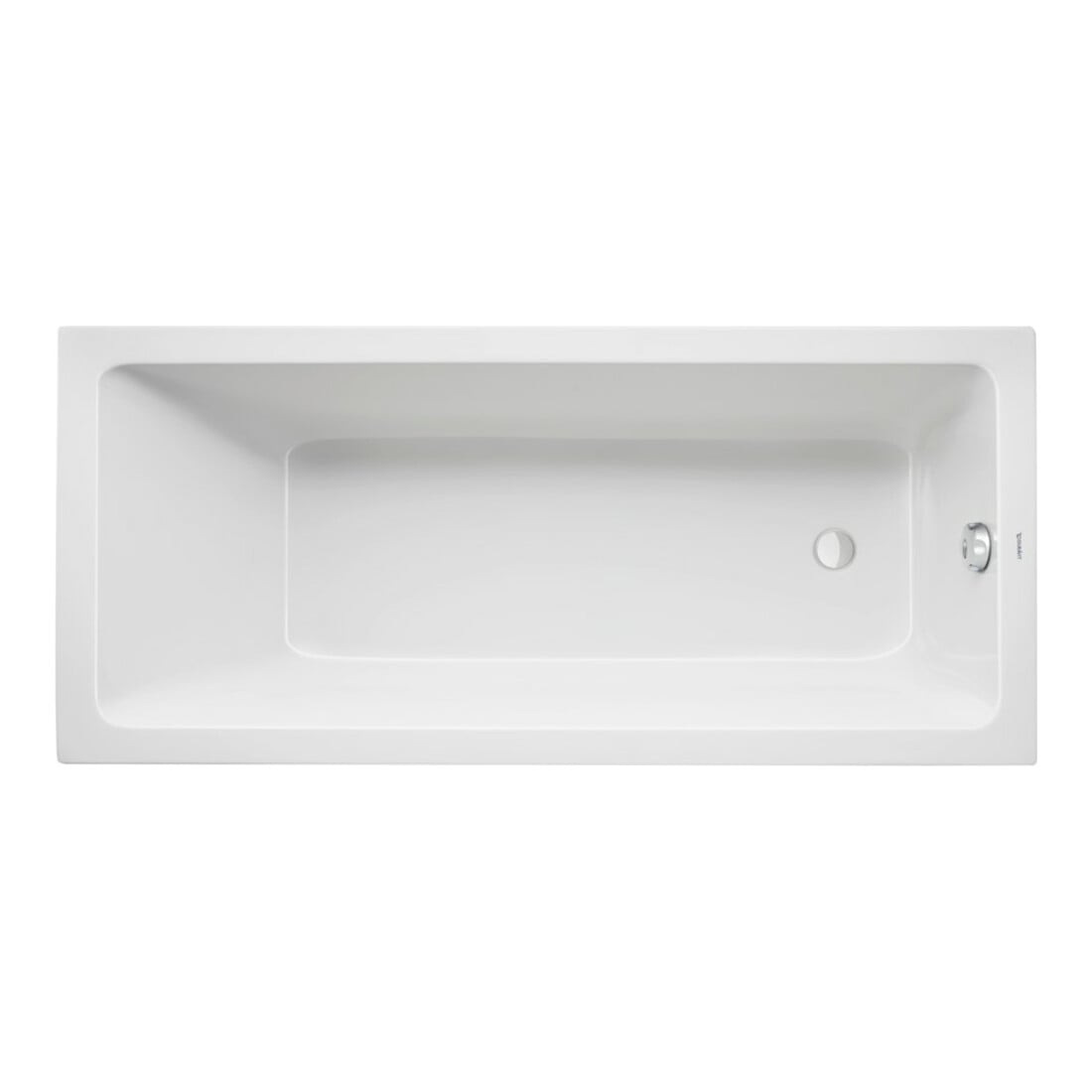 Duravit Baignoire rectangulaire No. 1 170x70x40 cm, version EB, m 1 RS, blanche