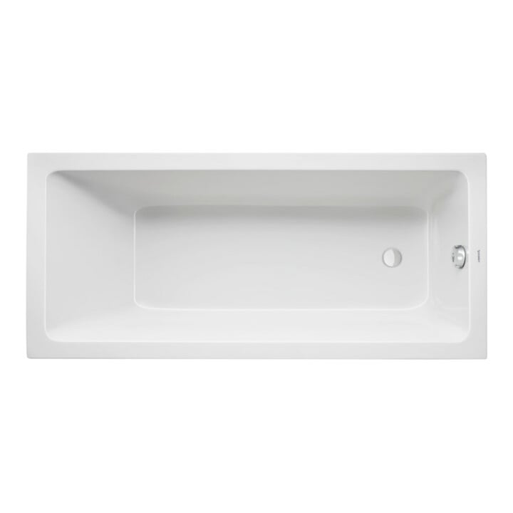 Duravit Baignoire rectangulaire No. 1 170x75x40 cm, version EB, m 1 RS, blanc