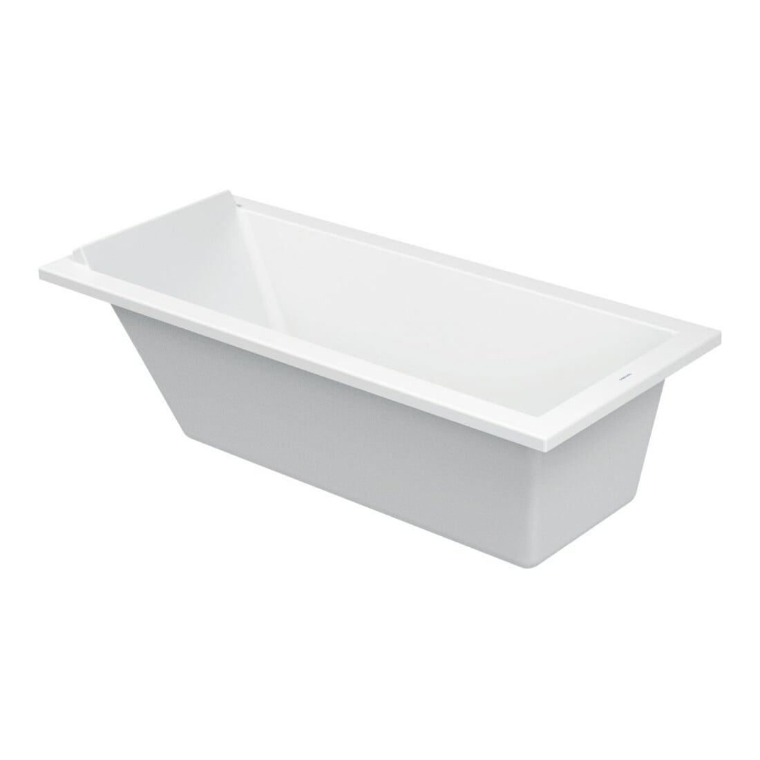 Duravit Baignoire rectangulaire Starck 170x75x46 cm, version EB, 1 RS, blanc