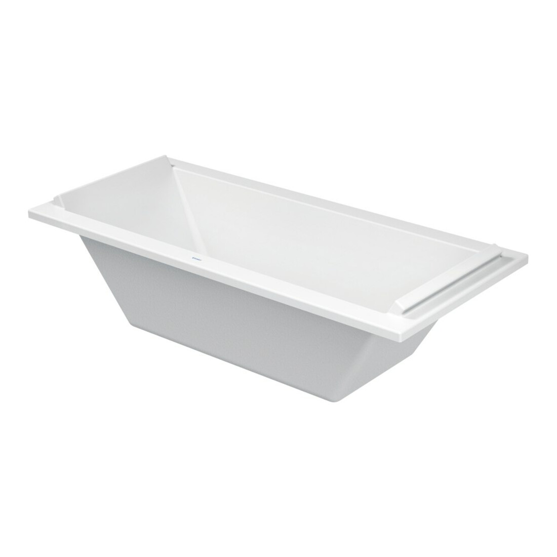 Duravit Baignoire rectangulaire Starck 180x80x46 cm, EB-Vers., 2 RS, avec MA, blanc