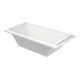 Duravit Baignoire rectangulaire Starck 180x90x46 cm, EB-Vers., 2 RS, avec MA, blanc-1