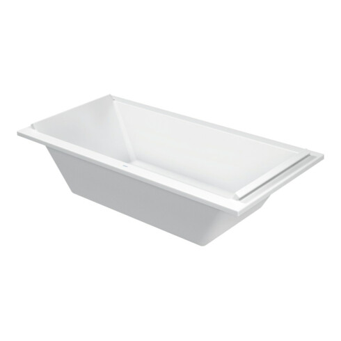 Duravit Baignoire rectangulaire Starck 200x100x46cm, EB-Vers., 2 RS, m MA, blanche