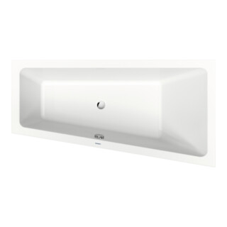 Duravit Baignoire trapèze No. 1 160x85x46 cm, version EB, 1 RS droite, blanc