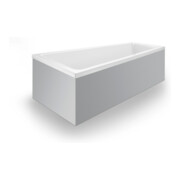Duravit Baignoire trapèze No. 1 160x85x46 cm, version EB, 1 RS gauche, blanc-2