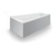 Duravit Baignoire trapèze No. 1 170x100x46 cm, version EB, 1 RS gauche, blanc-2