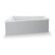 Duravit Baignoire trapèze No. 1 170x100x46 cm, version EB, 1 RS gauche, blanc-4