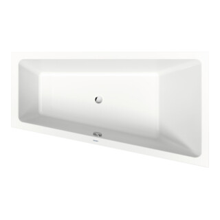 Duravit Baignoire Trapèze No. 1 170x100x46cm, version EB, 1 RS droite, blanche