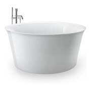 Duravit Baignoire White Tulip 140x140x48 cm, autoportante, rebord continu, blanche-2
