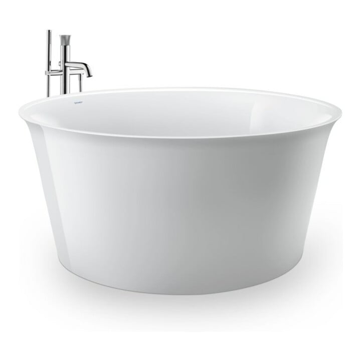 Duravit Baignoire White Tulip 140x140x48 cm, autoportante, rebord continu, blanche