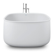 Duravit Baignoire Zencha 140x140x48 cm, îlot, 4 rebords, blanche-3