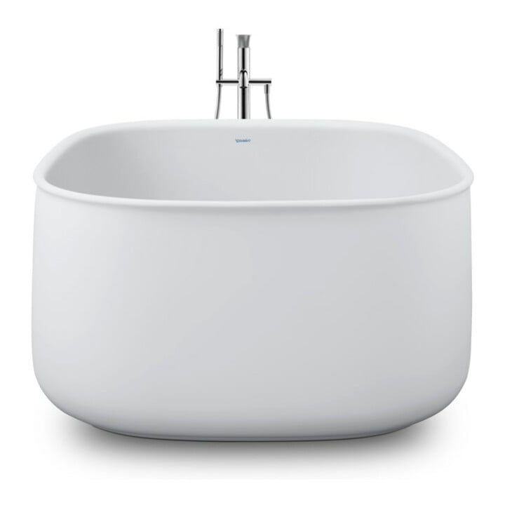 Duravit Baignoire Zencha 140x140x48 cm, îlot, 4 rebords, blanche