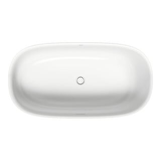 Duravit Baignoire Zencha 160x85x45,5 cm, 1 RS, indépendante, blanc mat