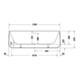 Duravit Baignoire Zencha 180x90x45,5 cm, 2 RS, libre, blanc mat