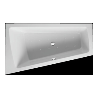 Duravit Bain à remous Paiova 170x100 cm, Air-Sys, EB-Vers, 1 RS L, blanc