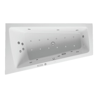 Duravit Bain à remous Paiova 170x100 cm, Combi E, EB-Vers, 1 RS L, blanc