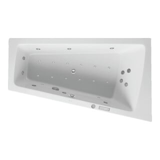 Duravit Bain à remous Paiova 170x100 cm, Combi E, EB-Vers, 1 RS R, blanc
