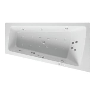 Duravit Bain à remous Paiova 170x100 cm, Combi P, version EB, 1 RS R, blanc