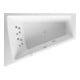 Duravit Bain à remous Paiova 180x140 cm, Jet, version EB, 1 RS gauche, blanc-1