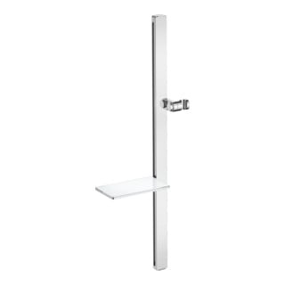 Duravit Barre de douche 800 mm, aluminium/plastique, chromé