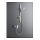 Duravit Barre de douche 800 mm, aluminium/plastique, chromé