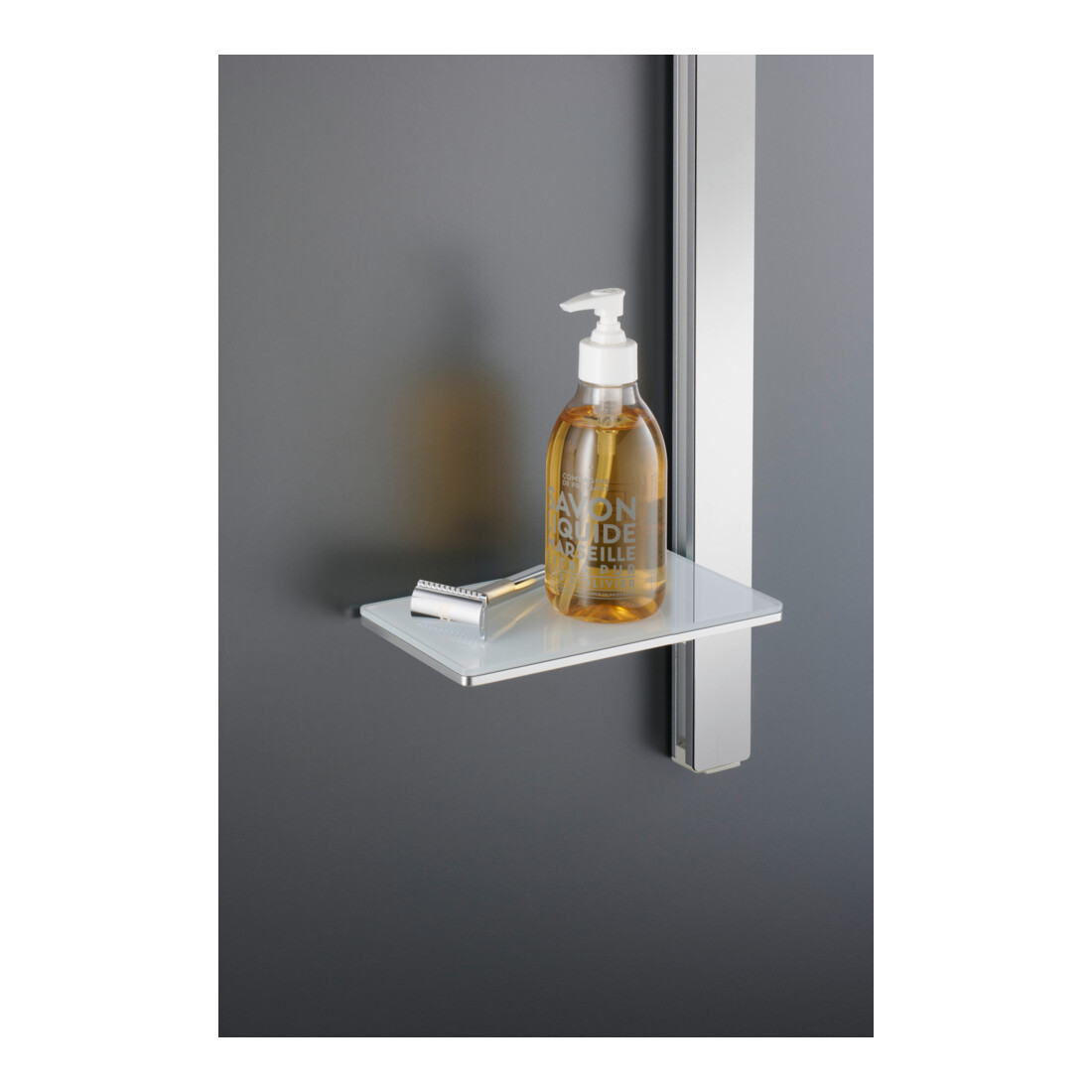 Duravit Barre de douche 800 mm, aluminium/plastique, chromé