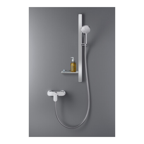 Duravit Barre de douche 800 mm, aluminium/plastique, chromé