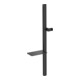 Duravit Barre de douche 800 mm, aluminium/plastique, noir mat-1