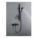 Duravit Barre de douche 800 mm, aluminium/plastique, noir mat