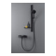 Duravit Barre de douche 800 mm, aluminium/plastique, noir mat