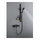 Duravit Barre de douche 800 mm, aluminium/plastique, noir mat-4