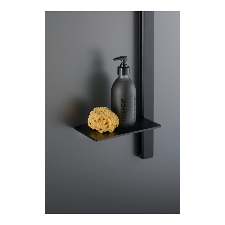 Duravit Barre de douche 800 mm, aluminium/plastique, noir mat