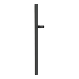 Duravit Barre de douche 810 mm, aluminium/plastique, noir mat