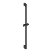Duravit Barre de douche en acier inoxydable/plastique, 700 mm, noir mat