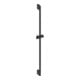 Duravit Barre de douche en acier inoxydable/plastique, 900 mm, noir mat-1