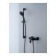 Duravit Barre de douche en acier inoxydable/plastique, 900 mm, noir mat
