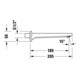 Duravit Bec de baignoire Manhattan Déport 189 mm, chrome