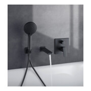 Duravit Bec de baignoire Manhattan Saillie 189 mm, noir mat-4