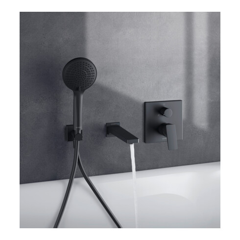 Duravit Bec de baignoire Manhattan Saillie 189 mm, noir mat