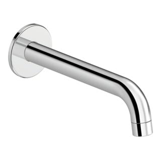 Duravit Bec de baignoire No. 1 Sortie 198 mm, DN 15, ros. rond, chrome brillant